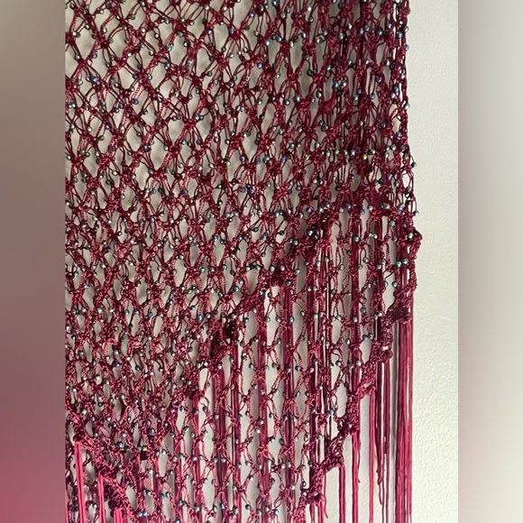 Crochet Beach Cover Up Top - Picture 2 of 3